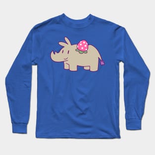Strawberry Rhino Long Sleeve T-Shirt